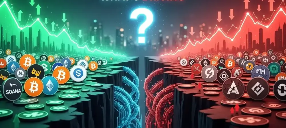 What’s Driving Crypto’s Great Market Divide?