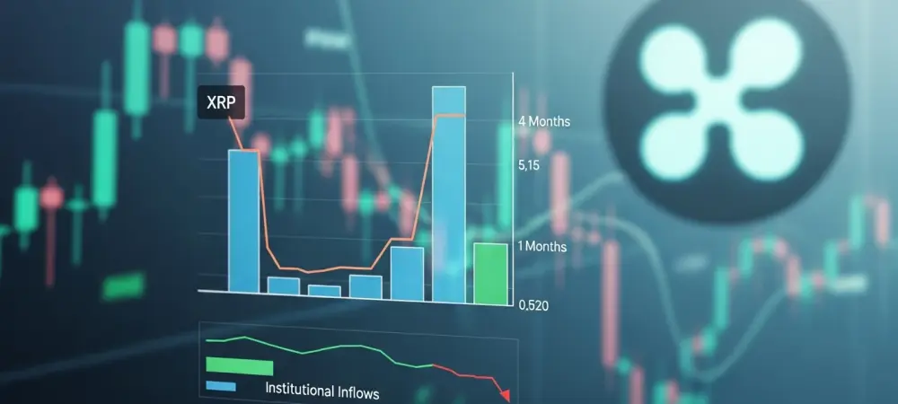 XRP Hits Four-Month Low as Institutional Inflows Stall