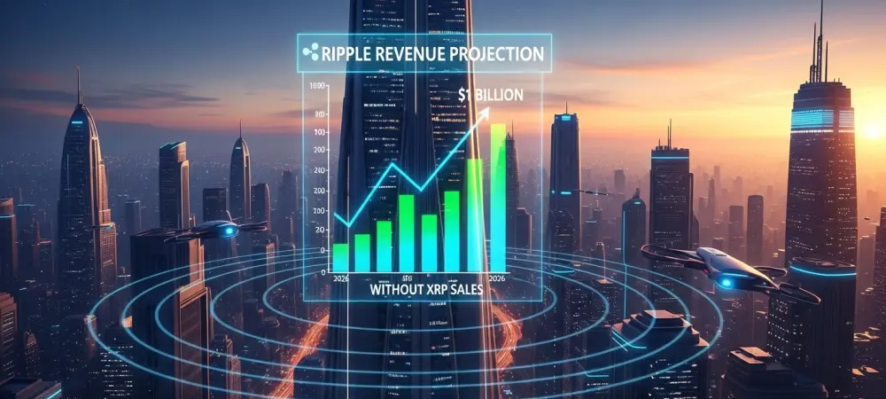 Ripple Targets $1 Billion Revenue by 2026 Without XRP Sales