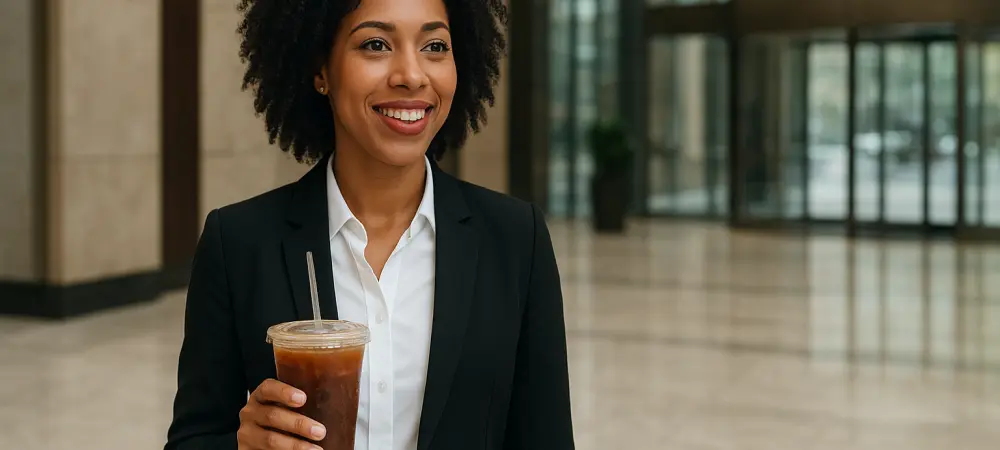 Does Your Iced Coffee Send the Wrong Signal in Interviews?